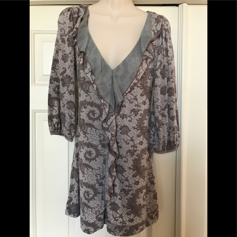 Language/Anthropologie 3/4 sleeve top